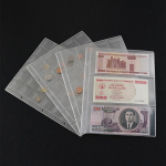 1tk Lehek&uuml;lgi 3 paberraha album Valuuta pangat&auml;htede kogu Raamatuhoidla album 1PCS
