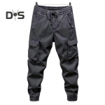 Naiste cargo-p&uuml;ksid mitme taskuga, elastse v&ouml;&ouml;kohaga, pahkluude juurest kummiga, pluss-suuruses, lahtised, &uuml;hev&auml;rvilised, v&auml;listingimustes kasutatavad p&uuml;ksid matkamiseks, matkamiseks, reisimiseks 2XL tumehall v&auml;rv