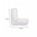 4 tk Silikoonist Baby Safety Protector M&ouml;&ouml;bli nurgakate Kokkup&otilde;rkevastane serv puhas