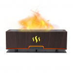 Niisutaja Aroomidifuuser LED-valgustus Taimer Madal m&uuml;ratase Kodu kaunistus 100?240V Ruumi Kontori Tume Dark Wood Grain 1