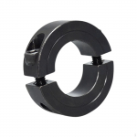 Double Split Clamp on Shaft Collar Accessories for Agricultural Implements Sturdy Black Color Inner Diameter 6MM
