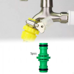 5 Pieces Garden Hose Pipe Connector Male to Quick Repair Connection Water Joint for kollane