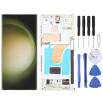 For Samsung Galaxy S23 Ultra 5G SM-S918B EU Edition 6.78 inch OLED LCD Screen Digitizer Full Assembly with Frame