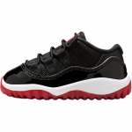 Air Jordan 11 Retro Low TD Bred 2025 Beebi tossud Must Valge Varsity-punane FV5120-006 23.5