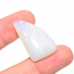 Rainbow Moonstone 2x3.3mm Natural Cabochon Fine Loose 39.65Cts. s3b56 valge