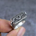 Snake Look Handmade Poison Brass Jewelry Ring Size 7 j8l58