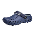 Uued Suvised Meeste Vabaaja Paksude Taldadega Libisemisvastased Moodsad &Uuml;marate Ninadega Sise-V&auml;lis-Rannasandalid Slip-On Hingavad EVA T-rihm S... 41 gray