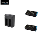 Kvaliteetne 1680mAh aku GoPro Maxile Laetav aku + LED-laadija 360-kraadine panoraam-action-kaamera tarvikud