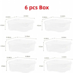 6 tk 350 ml k&uuml;lmkapp k&uuml;lmutatud liha s&auml;ilituskarp V&auml;rskelt s&auml;iliv karp peal Organadores toidu s&auml;ilituskonteinerid MIT