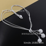 H&otilde;betatud Tai Chi roosi ripatsiga kaelakee: Elegantne ja moekas ehtekollektsioon. Copper electroplated silver