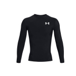 Under Armour HeatGear&reg; OG Kompressiooniga pikavarrukaline &uuml;hev&auml;rviline logo &uuml;mmarguse kaelusega liibuv treenings&auml;rk Meeste &uuml;laosad Must 1387696-001 XL black