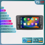 Ossuret 2Din Android 13 Autoraadio Mercedes Benz GL ML W164 ML350 ML500 X164 GL35 GL45 2005-2012 Navigatsiooniga GPS Intelligentsne Multimeedia Video WIFI P2CP 4Core 2G 32G AI