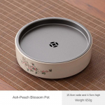 Puidu tuhast pott Laager Kung Fu Tean&otilde;ud V&auml;ike Teelaud Teekann Laager Retro Keraamiline Kuiva Vahu Alus Majapidamis Veehoidla Teealus 15.8X4.5CM