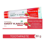 Patanjali Dant Kanti Ayurvedic Toothpaste - Fresh Active Gel, 80 g 1 pcs.