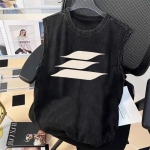 Vintage pesuga gooti vest &uuml;mara kaelusega lahtine &uuml;lem&otilde;&otilde;duline l&uuml;hikeste varrukatega meeste T-s&auml;rk punk rock t&auml;navamood maikad 3XL