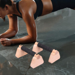2 Pieces Push up Bar Exercise Brackets Sturdy Structure Supplies Portable Handles Pushup 20cm