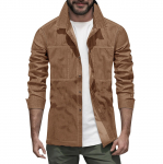 Meeste suvine &uuml;hev&auml;rviline rev&auml;&auml;riga pikkade varrukatega s&auml;rk meeste vabaaja moes pikkade varrukatega s&auml;rk XL khaki