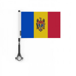 Drapeau &ndash; moldaavia &ndash; 10 t&uuml;kki &ndash; 14 x 21 cm &ndash; pol&uuml;ester &ndash; rekto/verso mulje