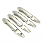 Honda CR-V CRV 2007-2011 RE jaoks S&uuml;sinikkiust V&auml;rvi Modifitseerimine &Uuml;mberehitus Kroomitud Uksek&auml;epideme Katte Dekoratiivliist Kaitsekleebis