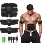 6 tk Muscle Paste Treener Rihm USB laadimine Fitnessivarustus Laisa k&otilde;hulihase harjutus