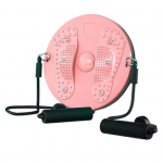 Waist Twist Disc Board koos pingutusn&ouml;&ouml;riga magnetilise jalamassaažijaga Waist Sculptor Twister k&otilde;hulihaseid tugevdav keha vormiv keerdketas lilla