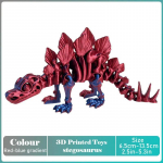 3D prinditud Tyrannosaurus Rex realistlik dinosauruse mudel liigendatud t&auml;ielikult liigutatav s&uuml;nnip&auml;evakingitus realistlikud loomad dekoratiivne lauaarvuti