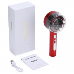 Elektriline peanaha masseerimiskamm Peanaha masseerimishari Peamassaažiseade 5 taset Juuste v&auml;ljalangemise vastane masseerimiskamm Juukse&otilde;li pealekandja punane