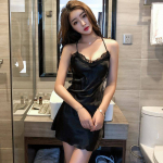 Siidist &ouml;&ouml;s&auml;rk Seksikas pitsist &ouml;&ouml;kleit Vintage magamisriided Naiste pesu Pidžaamad naistele XL