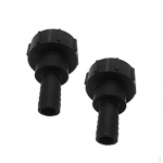 2 Pieces 1000 Tank Connector Garden Hose Hosetail Fitting 60mm(2 inch) to 25mm(1