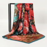 Mood &Otilde;limaal Ruudukujuline Naiste Sall Suur R&auml;tt 90x90cm Summuti Foulard Naiste Sall Bandanna Muslim Hijab Peapael UUS 90x90cm