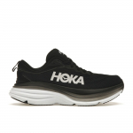 HOKA Bondi 8 Must Valge Naiste Tennised 1127952-BWHT 36⅔