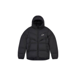 Nike Sportswear Alla t&auml;idisega Windrunner Kapuutsiga Soe Vabaaja Alla jakk Meeste &Uuml;ler&otilde;ivad Must CU4405-010 M black
