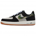 Nike Air Force 1 Low Must Lakitud Camo Swoosh Unisex Tennised Valge Kumm-Keskmine Pruun Summit-Valge HQ1967-100 38.5