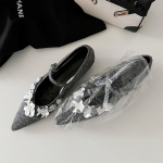 Moodsad Kristallist Naiste Keskmise Kontsaga Kingad Terava Ninaga Elegantne Pumbad Moodne Kleit Naiste Sandaalid 2025 Suvine Trend Disainer Zapatos De Mujer 34 h&otilde;be