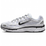 Nike P 6000 Valged Metallik H&otilde;bedased Mustad Tossud 40.5 h&otilde;bedane valge v&auml;rv