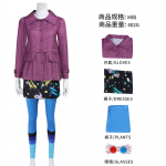 Luna Cosplay Rollim&auml;ng Lovegood Kost&uuml;&uuml;m Maagiline Filmiprillid Seelikud Sukap&uuml;ksid Komplekt R&otilde;ivad Naiste Komplektid Halloweeni Karnevalikost&uuml;&uuml;mid M beež