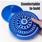 P&ouml;&ouml;rleva t&ouml;&ouml;riista otsikuhoidik, spindel, puurpink, t&ouml;&ouml;pingi t&ouml;&ouml;riist, avad, kruvikeeraja otsikuhoidik, puuripea hoiukarp sinine