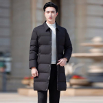 Teluoman Men's Professional Winter Mid-Length Padded Jacket 5XL