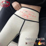 Langsha Women's Thermal Cashmere Silk Shark Leggings L