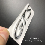Cayears GTS GT1234 RS ABS-plastikust Kleebis M&auml;rk Kleebised V&otilde;idus&otilde;idu Embleem Sobib p&auml;rast 2012. aastat Porsche Auto kere Tagumine pagasiruumi kaas