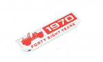 Uus Suzuki Jimny Classic embleem JB64 JB74 JB43 JB33 JB23 50. juubeli embleem tarvik punane