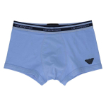 Emporio Armani SHINY LOGOBAND Meeste bokserid l&auml;ikiva v&ouml;&ouml;rihma ja logoga, Eesmine kinnis, EL suurus, 54045129, Keskmine (EL suurus), V&auml;rv: Saks