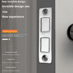 Magnetkapp lukustab uksesulguri kapikapi m&ouml;&ouml;bli jaoks riistvara liimiga uks peatab riidekapi sahtli magneti lukustus CHINA