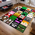 Stiilne 3D M-C Pikselkunsti Vaip Elutuba Magamistuba Vaip Lihtsalt Puhastatav Vaip Vastupidav Mugav Diivani Tooli Kodu Dekoor 80x120cm
