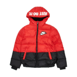 Nike Udusuledast Jakk Moodne Trend Tuulekindel Soe Kapuutsiga Mitmek&uuml;lgne Mugav Laste Joped Punane Must DO3688-657 XL red