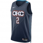 Nike NBA FW25 Shai Gilgeous-Alexander City Edition Dri-FIT Varrukateta Korvpallis&auml;rk Meeste Topid HM5990-437 2XL