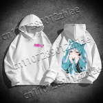 Uus Hatsune Miku Enimm&uuml;&uuml;dud K&otilde;rge Kvaliteediga Flanell T&auml;iskasvanute Kampsun Lahtine Mugav Kiiresti Kuivav T&auml;iskasvanute Kapuutsiga Kampsun S