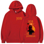 R&auml;ppar Josman J.O.$ Tuuri Album 2025 Graafiline Huppar Meeste Mood Retro Pikkade Varrukatega Dressipluus Hip Hop Kapuutsiga Streetwear S