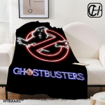 G-Ghostbustersi multika prinditud tekk Soojad flanellitekid Pehme ja mugav Kodu-reisitekk voodipesu S&uuml;nnip&auml;evakingitus 30x40in