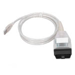 OBD2 diagnostikakaabel Professionaalne k&otilde;rge t&auml;psusega USB diagnostikaskanneri kaabel koos CD-ga TIS-i jaoks white